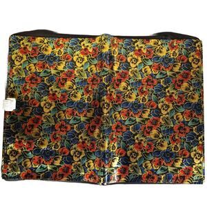 American Greetings Gift Wrap Bold Floral Black‎ BG Peel And Stick Lot Of 15